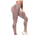 thumbnail image 2 of Pink Women's Yoga Pants, Thick High Waist Yoga Pants With Pockets Workout Running Yoga Leggings For Women,Women's Yoga Pants S, 2 of 9