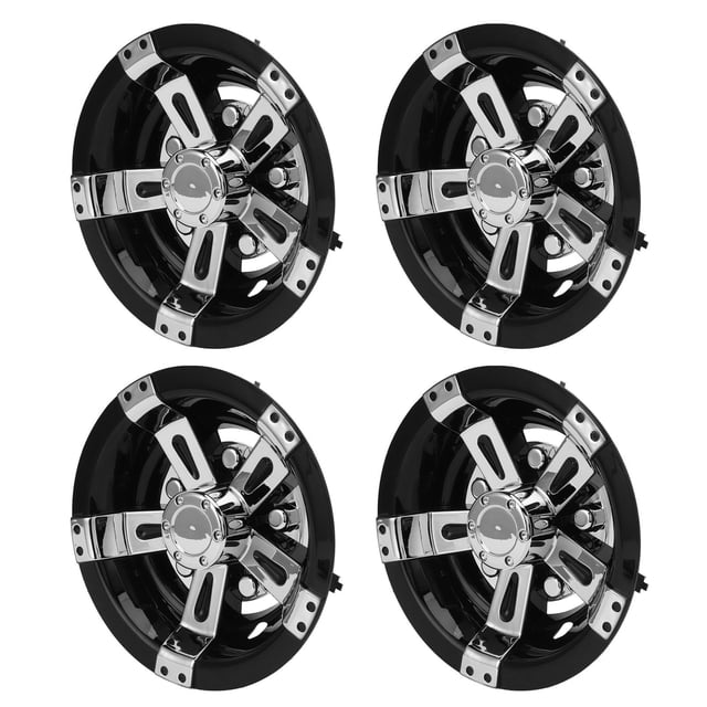 Couvre-Moyeu de Roue, Bouchon de Chariot Universel en ABS 8 Pouces Anti-Rayures pour Réparation