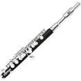 thumbnail image 2 of Funion Piccolo Set C Key Ebonite Body Cupronickel Head and Keys Silver Plated Keys With Case Cloth Grease Rod, 2 of 9