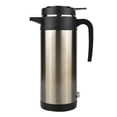 thumbnail image 1 of Herwey 1200ML 12V/24V Stainless Steel Electric In-car Kettle Travel Thermoses Heating Water Bottle, Electric Thermoses, In-car Heating Water Bottle, 1 of 8