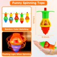thumbnail image 2 of Thremhoo Light Up Spinning Tops, 24 unidades, regalos de fiesta para niños, 2 of 7