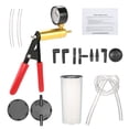 thumbnail image 3 of Yeacher 17pcs Professional Car Auto Hand Held Pressure Pump Brake Bleeder Adaptor Fluid Reservoir Tester Bleeding Test Kits Kits 2 in 1 Tool Kit Tester, 3 of 8