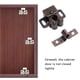 thumbnail image 5 of Scienceny Tope de puerta Topes de cierre Gabinete de almacenamiento intermedio Catcher Linker Gabinete Herramientas y ferretería bronce rojo Scienceny TO000022-02B, 5 of 6