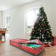 thumbnail image 2 of Christmas wrapping paper storage box, gift packaging organizer, under bed, 2 of 8