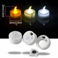 thumbnail image 3 of 24Pcs LED Tea Lights with Timer Battery Operated Flickering Flameless Candles, 3 of 7