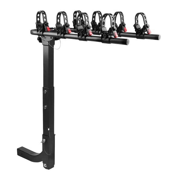 golytefs 4-Bike Hitch Mount Rack Foldable Bicycle Car Rack for Cars Trucks Suvs Minivans