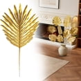 thumbnail image 2 of Valentine's Day Fake Leaf Decor,1Pcs Artificial Leaves,Tropical Monstera Leaves,Palm Tree Leaf Plant DIY Decorations,for Home Kitchen Birthday Party,Wedding Theme Party Decorations(Gold 38x20cm), 2 of 9