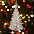 thumbnail image 1 of Christmas Tree Decorations Clear Charm Pendants for Birthday Festival Window, 1 of 8