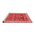thumbnail image 2 of Ahgly Company Machine Washable Indoor Square Oriental Red Traditional Area Rugs, 4' Square, 2 of 4