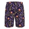 thumbnail image 6 of Kdxio Lavender Flowers Pattern Mens Casual Shorts - Drawstring Summer Beach Sports Shorts for Men, 6 of 9