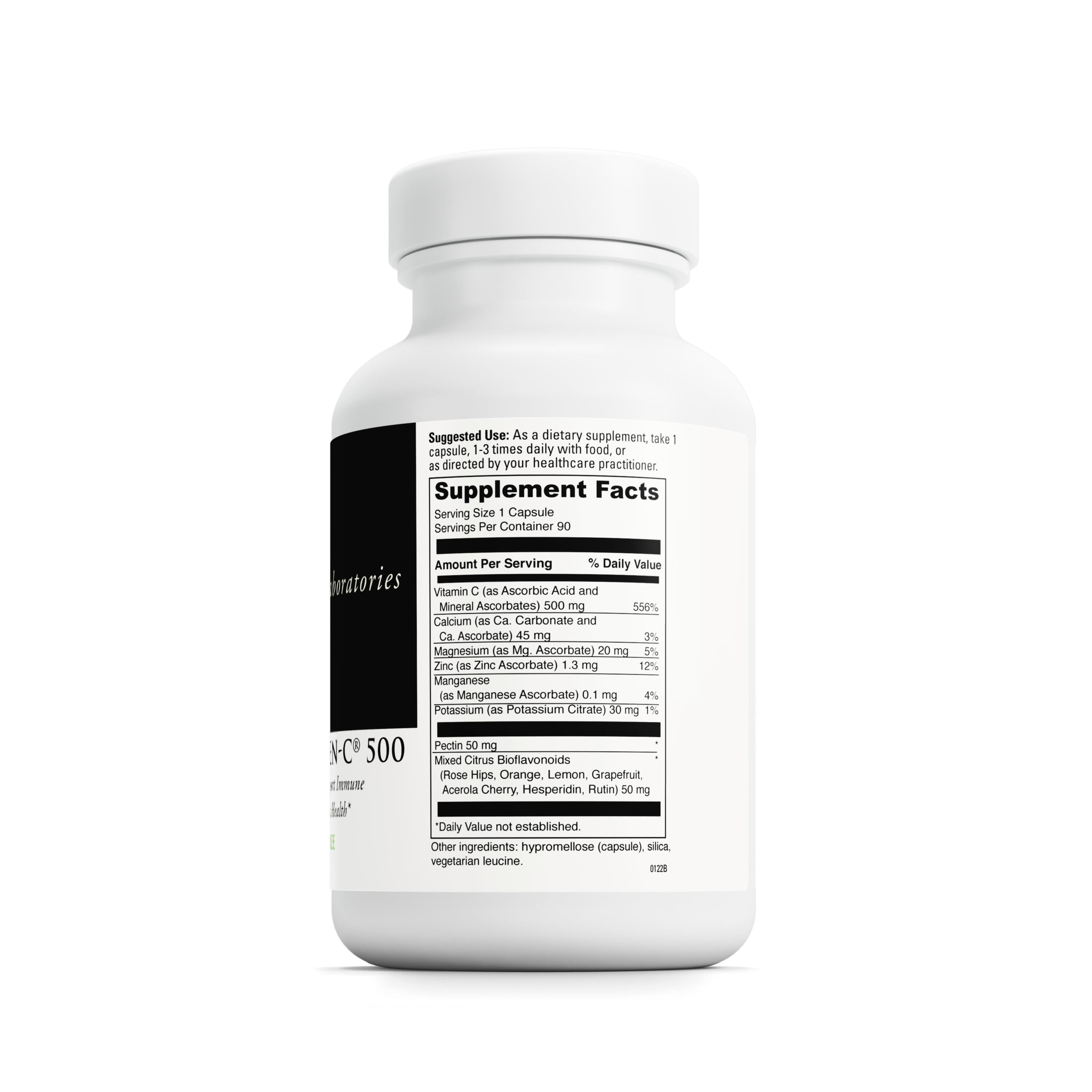 DaVinci Labs Poten-C 500 - Support Immune Health* & Collagen Production - 90 Tablets