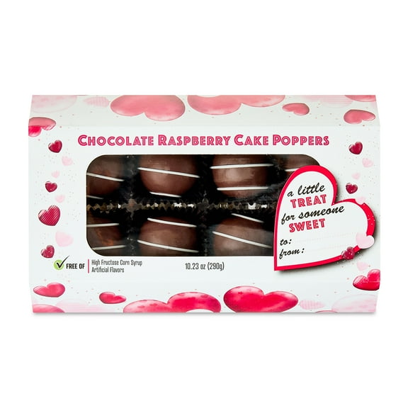 Charlotte's Chocolate Raspberry Cake Pops Gift