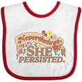 thumbnail image 3 of Inktastic Nevertheless, She Persisted Boys or Girls Baby Bib, 3 of 4