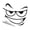 SCQ2201 3, variant on 3. Whimsical Face Sticker for Toilet Tanks PVC Bathroom Decal, Funny Adhesive Wall Art & Home Accents