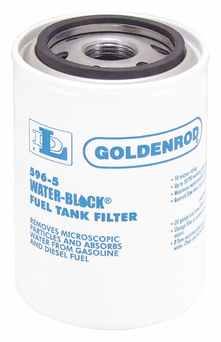 Goldenrod 496 1" Water Block Fuel Filter 