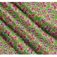 thumbnail image 3 of Soimoi Green Cotton Cambric Fabric Insect Watercolor Decor Fabric Printed BTY 56 Inch Wide, 3 of 7