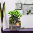 thumbnail image 6 of JTWEEN Tabletop Waterfall Fountain Indoor Mini Rockery Water Fountain Desktop Chinese Fengshui Waterfall Zen Meditation Indoor Waterfall Feature with Automatic Pump Illuminated Colorful Atomize, 6 of 9