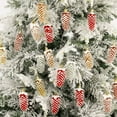 thumbnail image 7 of Mecorevxz 9cm 5Pcs Christmas Pinecone Fruit Plastic Christmas Tree Ornaments Suitable for Home Decor Hanging Tree Decorations,Christmas Gifts(Rose Gold), 7 of 7