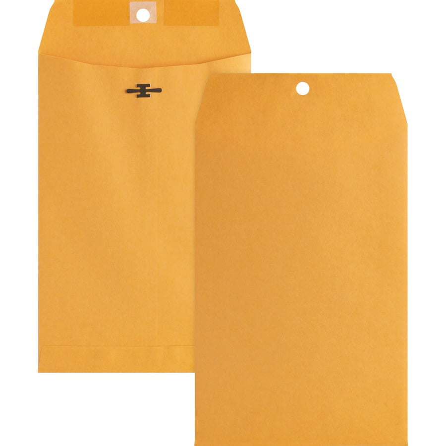100 Business Envelopes 10"x13" Kraft Clasp Manila Catalog Yellow Brown Flap 