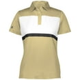 thumbnail image 3 of Holloway Sportswear 2XL Womens Prism Bold Polo Vegas Gold/White 222776, 3 of 5
