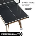 thumbnail image 3 of Hall of Games Midcentury 40mm Thick Indoor Tennis Table, 3 of 7
