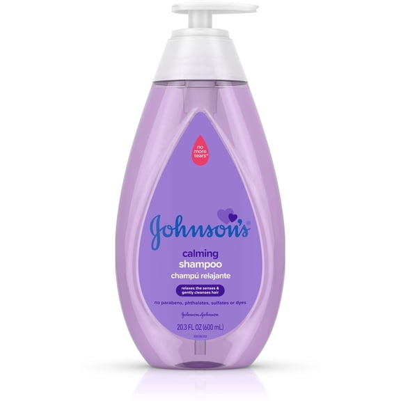 JOHNSON'S Calming Baby Shampoo with Soothing NaturalCalm Scent 20.3 oz (Pack of 2)