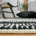 thumbnail image 4 of SAFAVIEH Natura Carly Geometric Runner Rug, Black/Ivory, 2'3" x 6', 4 of 8
