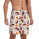 thumbnail image 2 of Balery Turkey And Thanksgiving2 Pantalones cortos de pijama de punto de algodón para hombre con cinturilla y bolsillos-Medium, 2 of 6