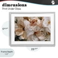 thumbnail image 4 of Stupell Industries Contemporary Pink Brushstroke Petals Gray Framed Print Under Glass, 23 x 17, by Jacky Ngan, 4 of 8