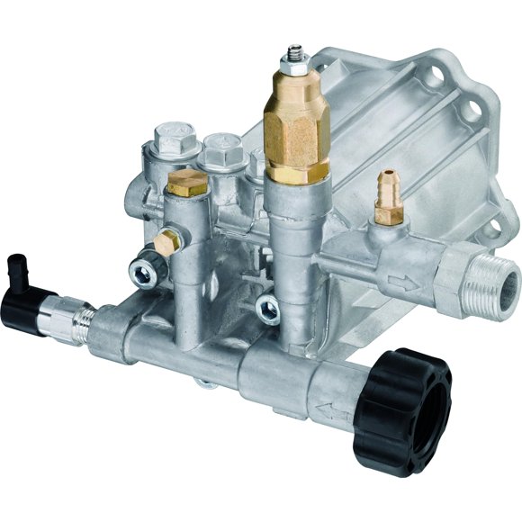 AR Annovi Reverberi SRMV22G26-EZ Pompe de Remplacement. 2600 PSI, 2.2 GPM, 173 Max Bar, Valve de Démarrage Facile, Valve de Décharge Thermique, Sortie de Détergent, Déchargeur en Laiton. Pompe Résidentielle de Remplacement.