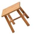 thumbnail image 4 of HLONK 1pc Small Low Stool Home Bathroom Anti-slip Stool Children Bamboo Stool, 4 of 6