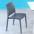 thumbnail image 2 of Compamia Maya Patio Dining Chair in Dark Gray, 2 of 10