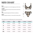 thumbnail image 6 of Wukai Cute Bee Gnome Women's Bikini Set Two Piece,wimsuit High Waisted V Neck Twist Front Adjustable Spaghetti Straps Bathing Suit-, 6 of 7