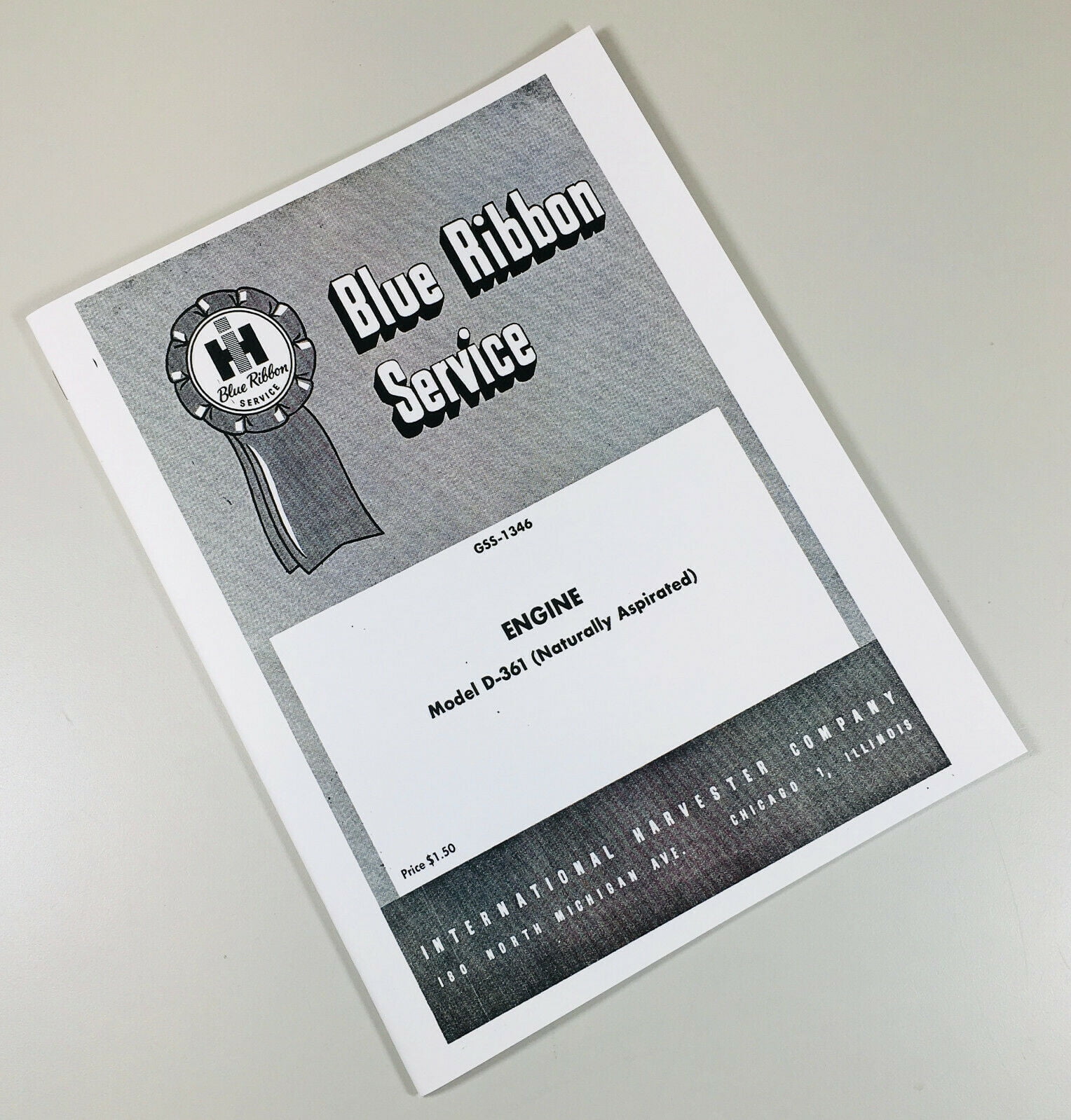 Farmall International D361 For 806 Tractor N/A Engine Service Manual