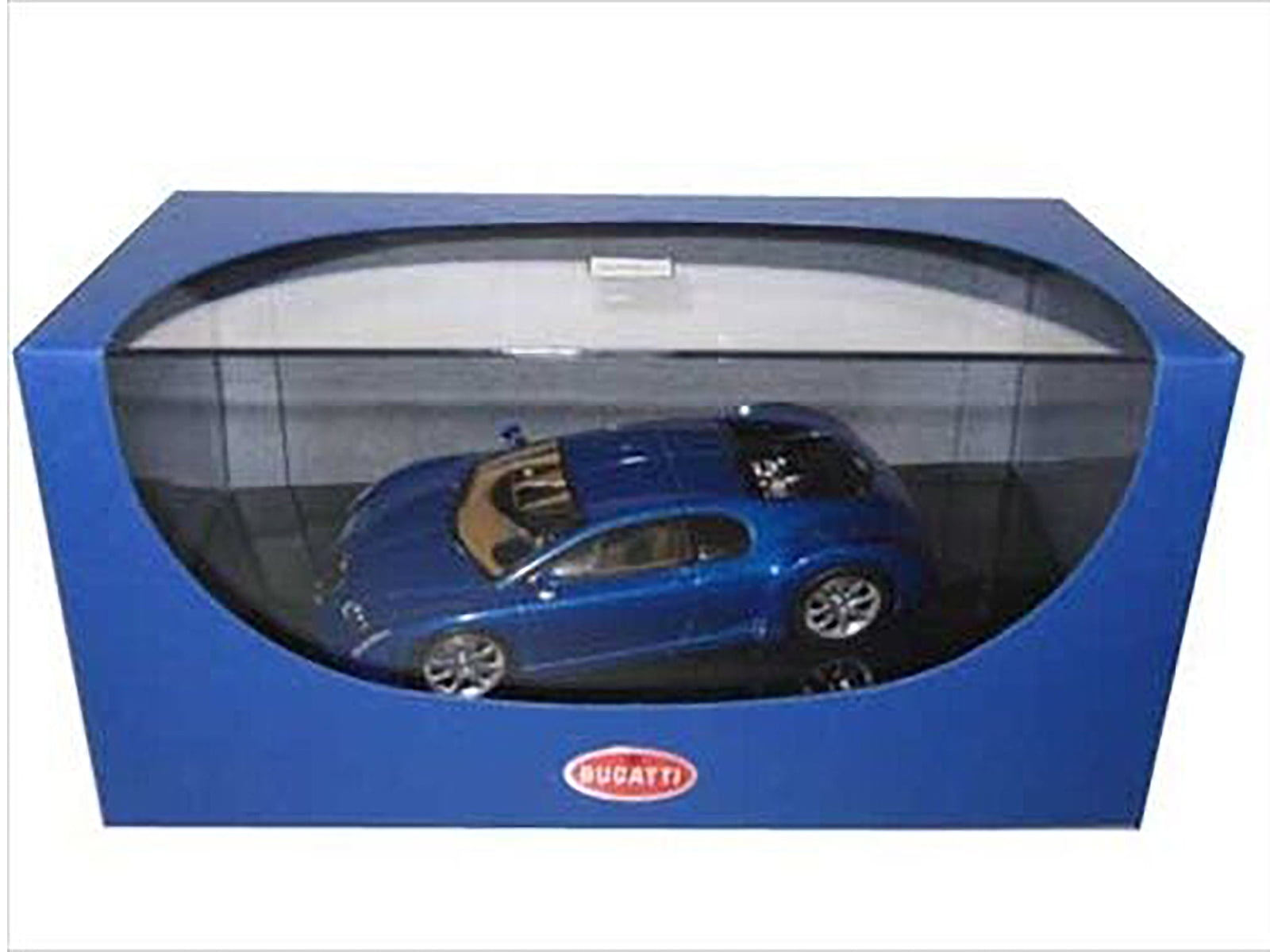 Bugatti Chiron EB 18.3 Blue 1/43 Diecast Model Car by