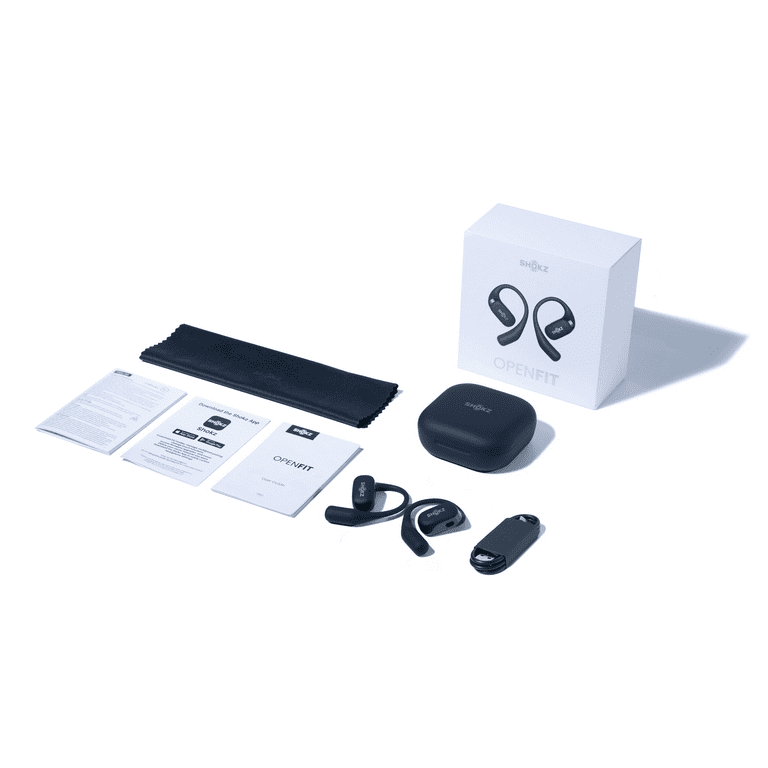 SHOKZ OpenFit - Wireless Bluetooth Headphones with Mic