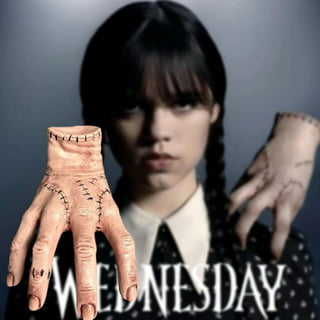 Wednesday Thing Hand Addams Family, Wednesday Addams Merchandise Latex Thing  Hand for Costume Prop, Halloween Decorations 