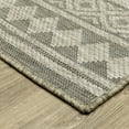 thumbnail image 4 of Oriental Weavers Tortuga Indoor/Outdoor Rug - TR03A - 3'3" x 5' - in Tan/ Black - Classic Casual Style, Water, Stain and Fade Resistant, Hose Clean, Patio, Outdoor Living Area Rug, 4 of 5