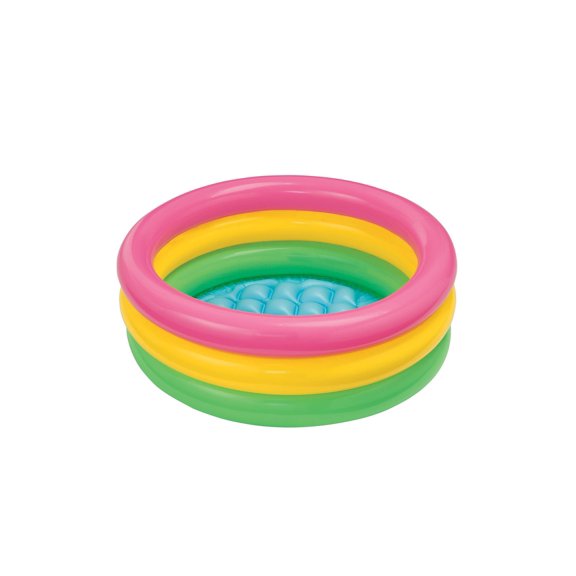 Open Box Intex Sunset Glow Inflatable Colorful Baby Pool, Multicolored(2 Pack)