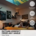 thumbnail image 2 of ViewSonic M1X Proyector LED portátil con Soporte Inteligente, Altavoces Harman Kardon, batería integrada, Piedra Clave H/V, Ajuste de 4 Esquinas, Bluetooth, Wi-Fi, USB-C, USB A Alimentado, 2 of 5