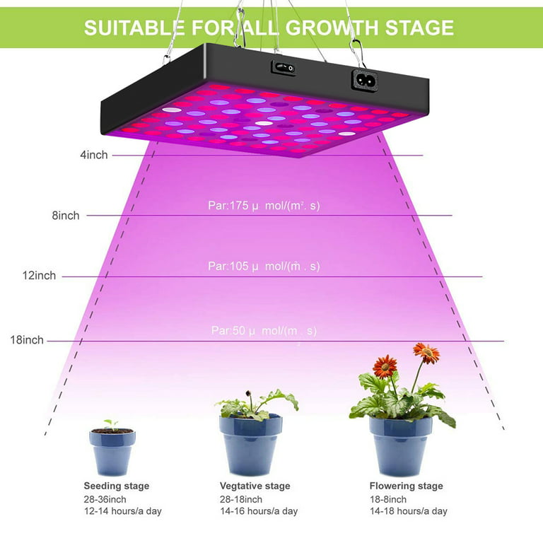 Led Plant Light Full Spectrum Grow Lights for Growing Plants Indoor  Vegetable Seeds Hydroponics Succulent