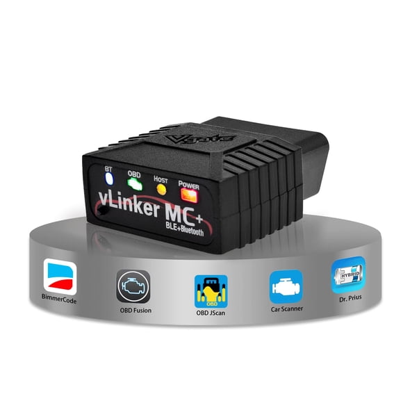 Escáner OBD2 Vgate vLinker MC+ Bluetooth para Android e iOS