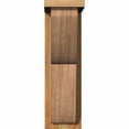 thumbnail image 2 of 6"W x 12"D x 20"H Crestline Rough Sawn Corbel w/Backplate, Western Red Cedar, 2 of 9