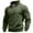 133#Army Green, variant on Jacket Tactical For Men Quarter Zip Up Sweatshirts Workout Gym Mens Fashion Outdoor For Fall Red XL