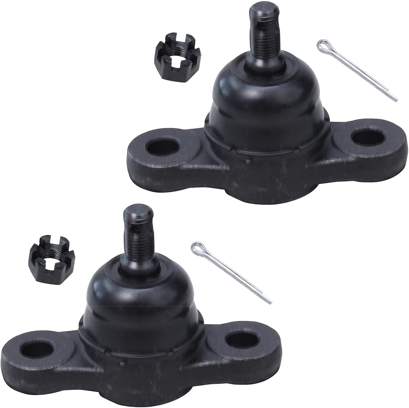 Detroit Axle - Front Control Arms for 2009-2012 Hyundai Elantra 2010 2011, 2 Lower Control Arms, 2 Lower Ball Joints, 2 Sway Bar Links Suspension Kit Replacement