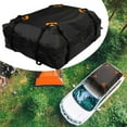 thumbnail image 6 of 600D Waterproof Soft Car Roof Bag Cargo Carrier for Outdoor Travel Camping, 6 of 12