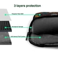 thumbnail image 4 of Lsque Sunshine Flower Meditating Cat Pattern Laptop Bag – Portable & Slim Single-Shoulder Computer Case with Adjustable Strap, Protective, Lightweight for 13”/14”/15.6” Laptops, 4 of 8