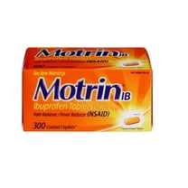 Motrin IB Ibuprofen 200 mg - 300 Coated Caplets