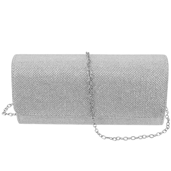 Pu Zinc Alloy Tote Bag Glitter Evening Western Style Envelope The Chain Women's