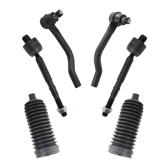 TRQ Inner & Outer Tie Rods & Boots Set Fits 2016-2020 Honda Civic PSA27294